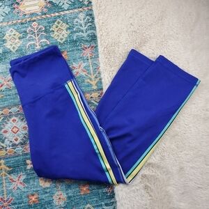 Old Navy Active Blue Yellow Legging Small